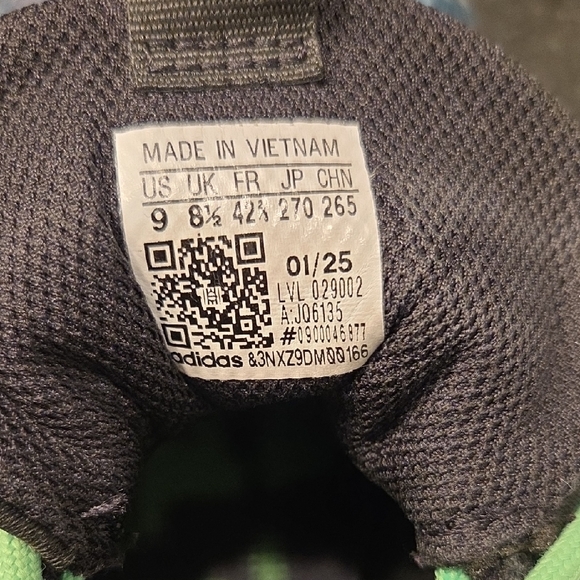 adidas Black and Blue Men's Athletic Shoes - Picture 2 of 6